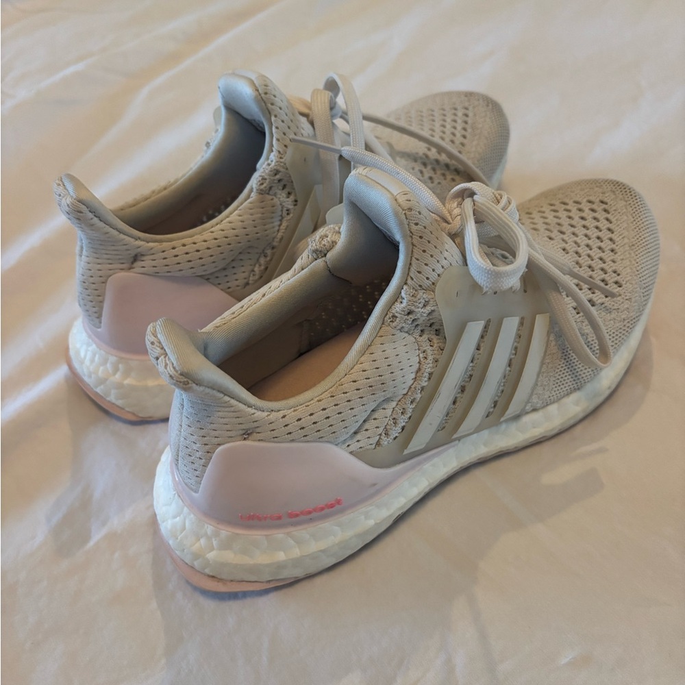 Adidas Women's Neutral Running Shoes with Pink Accents